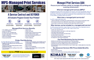 MPS Managed Print Flier