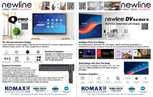 Newline Interactive Panel Flyer