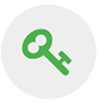 Convenient School Frequent Visitor Key Tags Icon