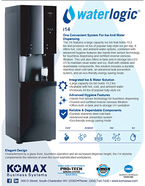 i14 Water Cooler Specsheet